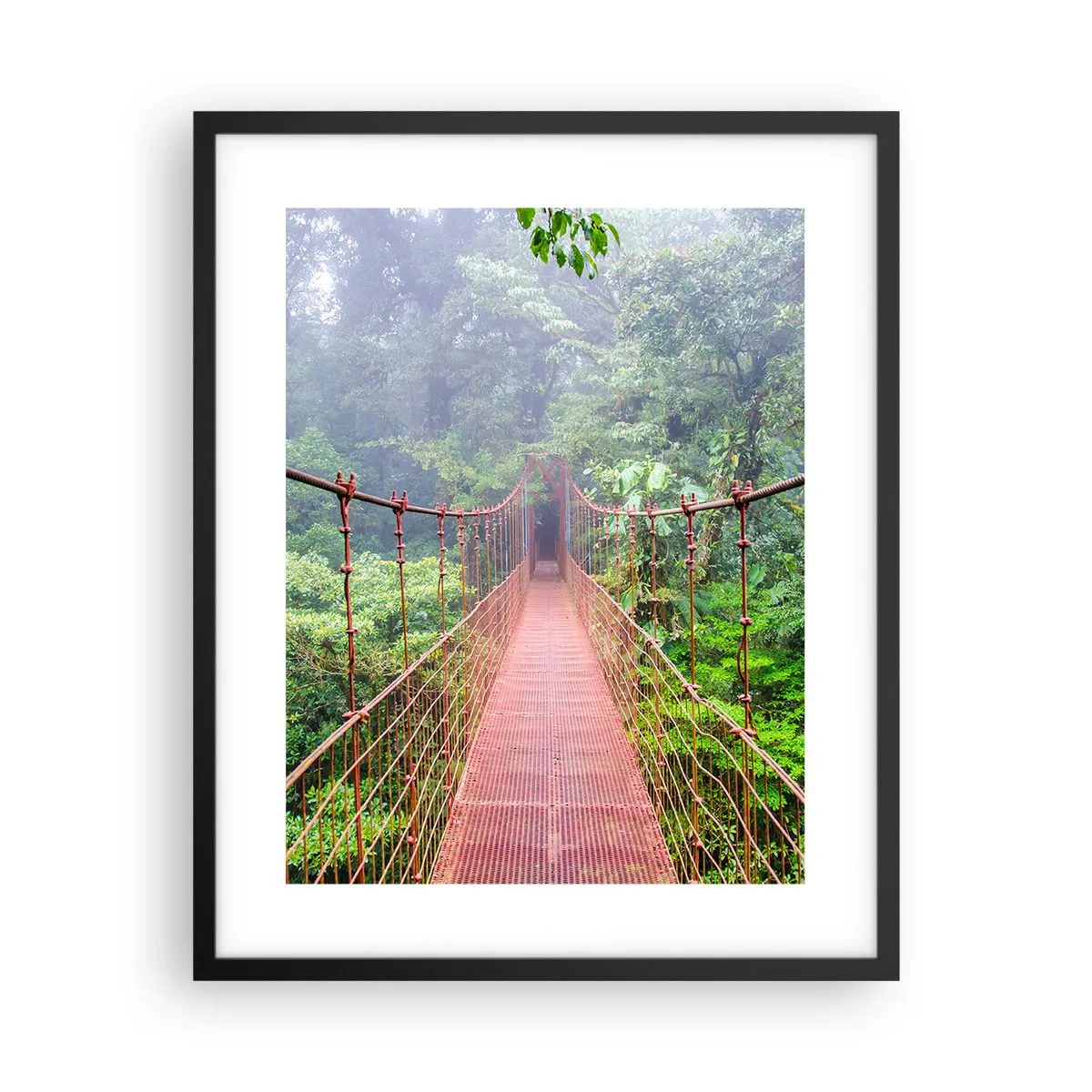 Poszter fehér keretben - A lomkoronák fölé függesztve - 40x50 cm