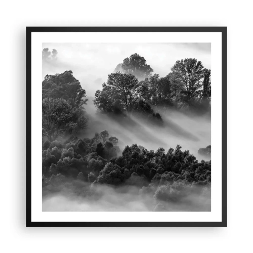 Poszter fehér keretben - Az álomból felkelő - 60x60 cm