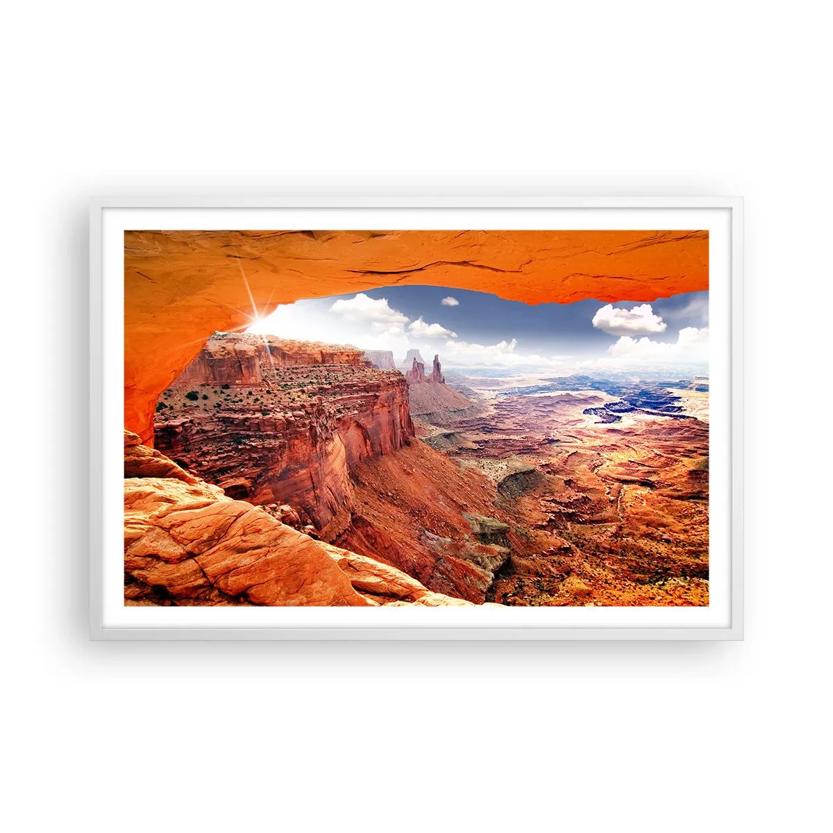 Poszter fekete keretben - Maga a természet faragta - 91x61 cm