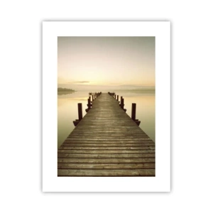 Poszter - Hajnal előtt, hajnal, fény - 30x40 cm