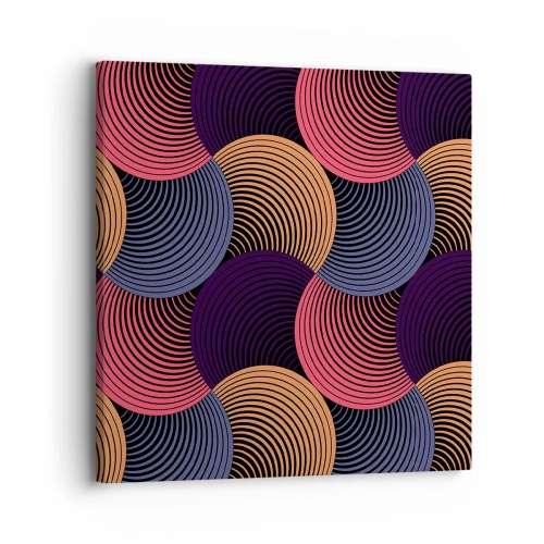 Vászonkép - Körkörös ritmusban - 30x30 cm
