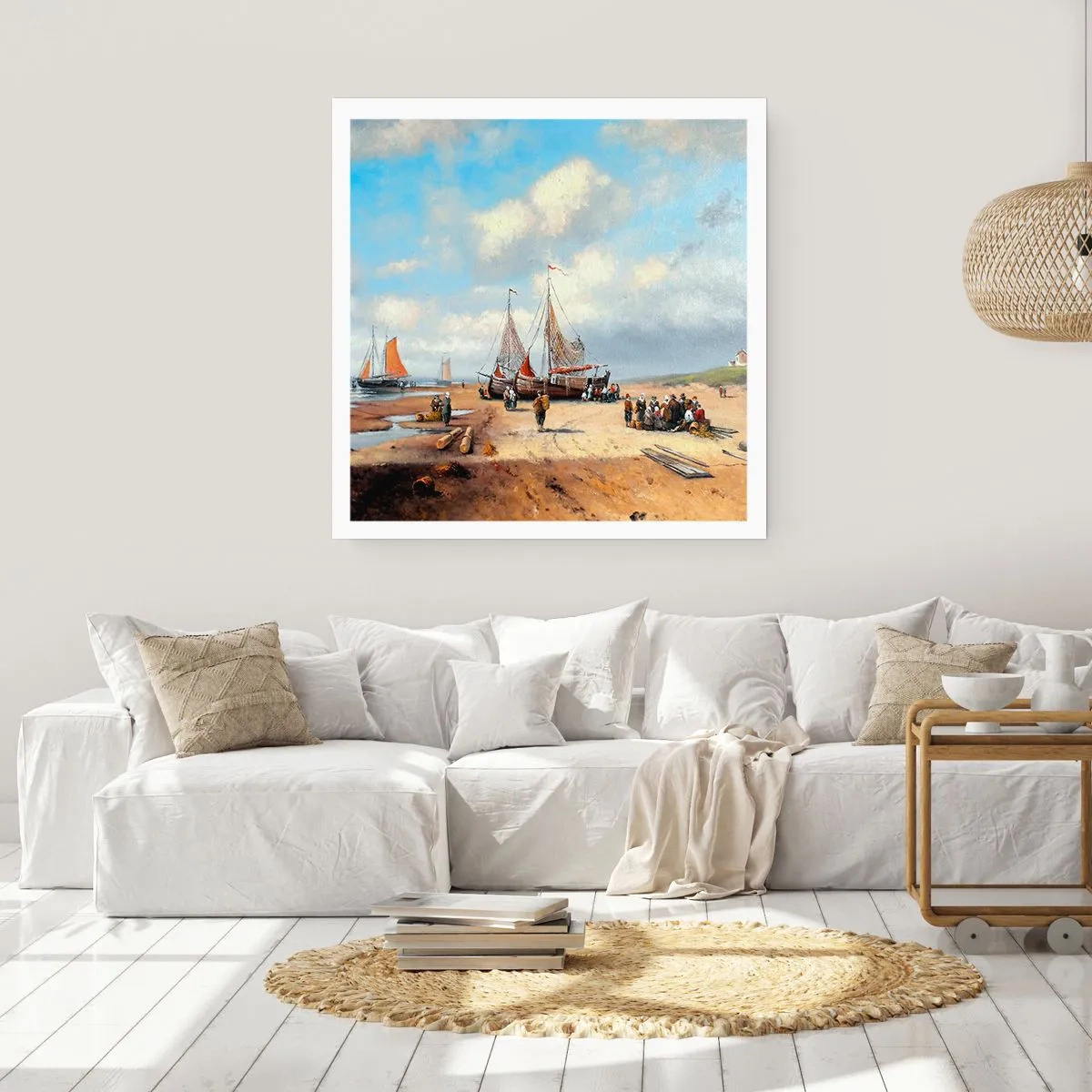 Poszter - Egy sikeres fogás után - 50x50 cm