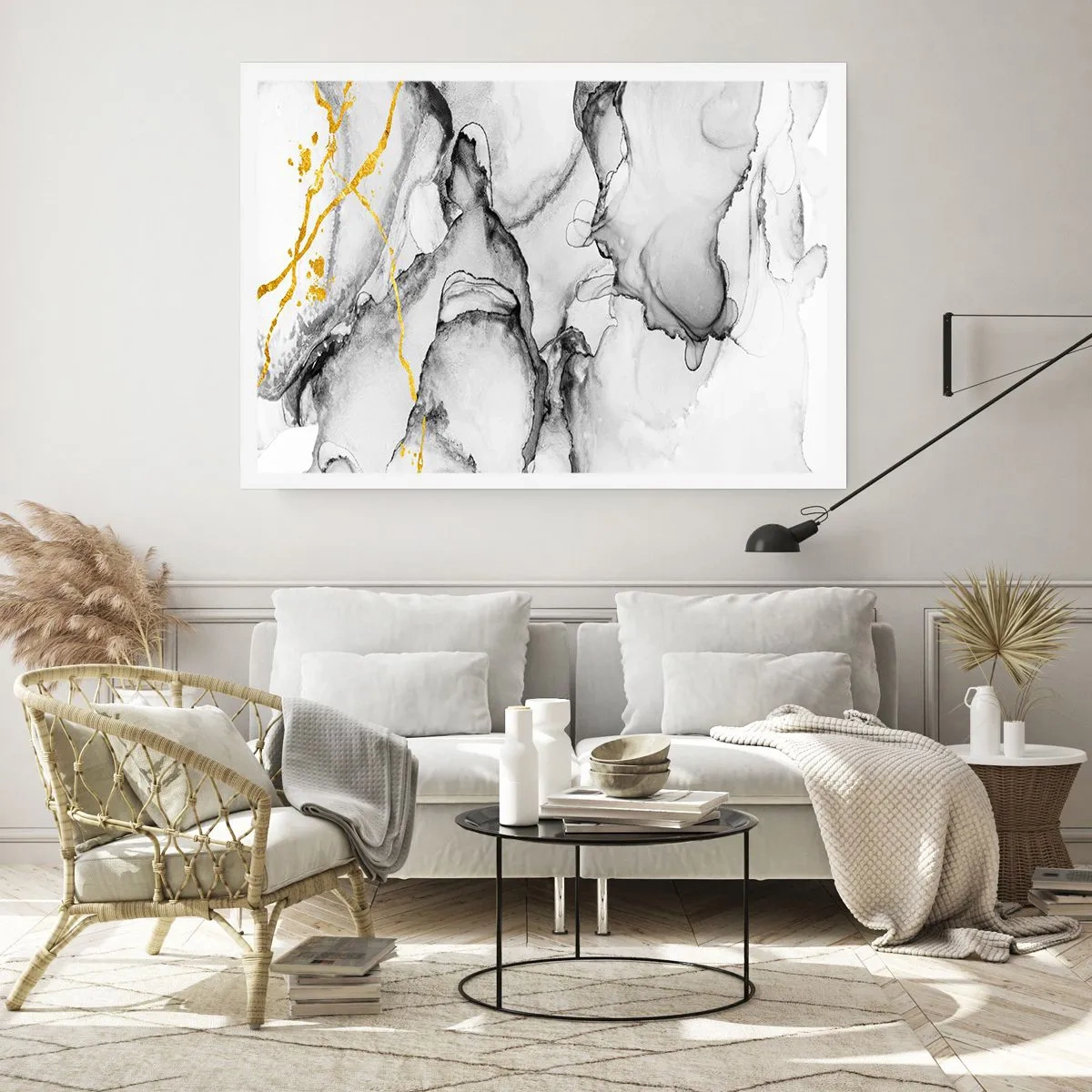Poszter - Arany motívumú kompozíció - 50x40 cm