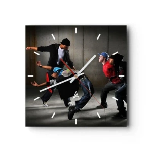 Falióra, Óra - Tánc az utcai széllel - 30x30 cm