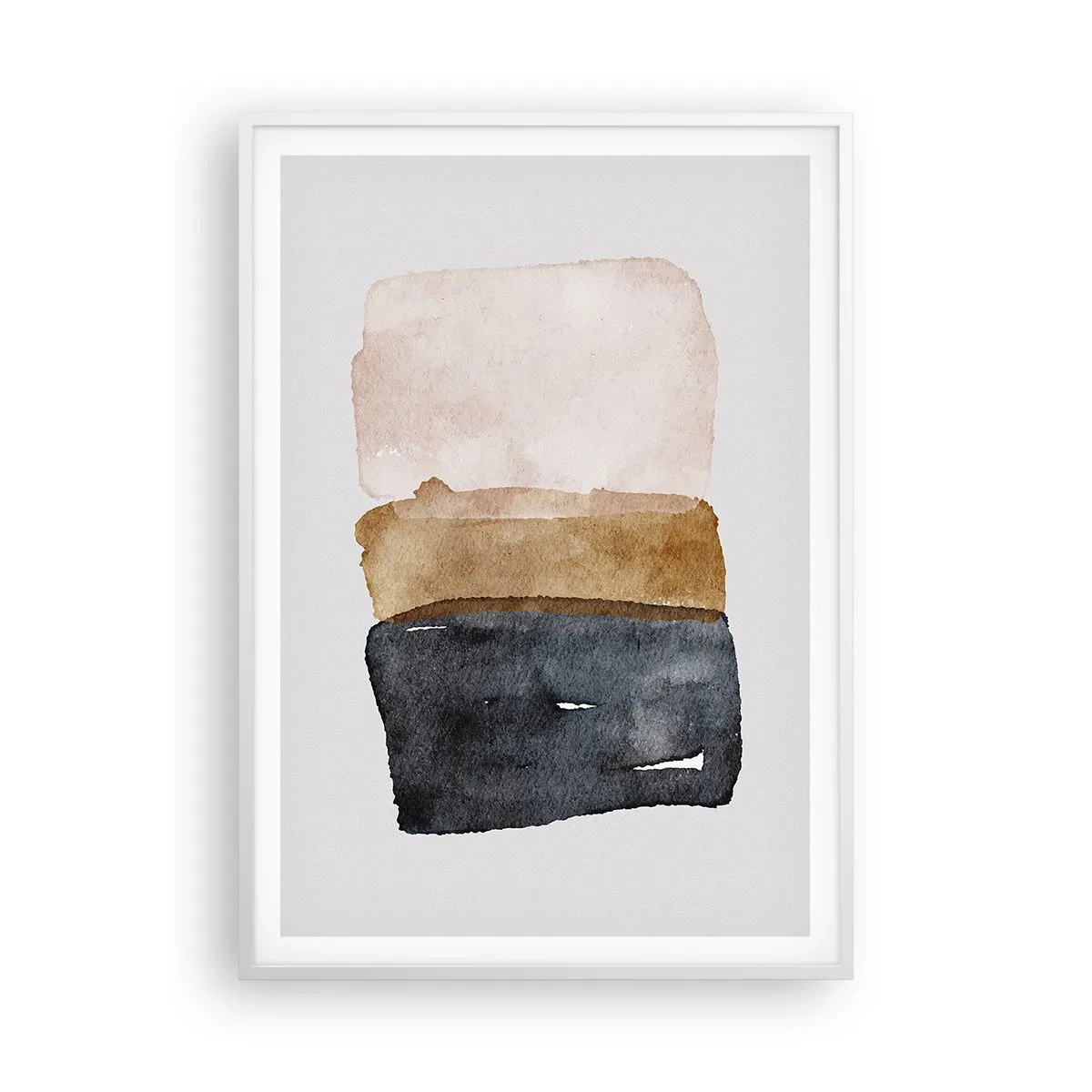 Poszter fekete keretben - A föld színeinek kompozíciója - 70x100 cm