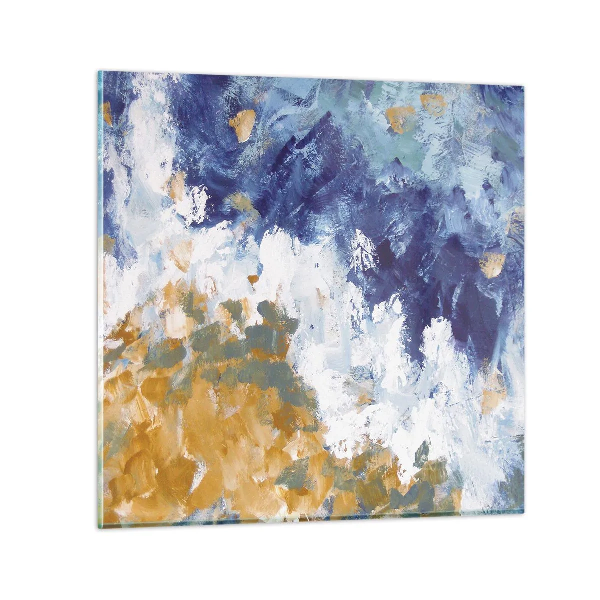 Üveg kép - Az elemek tánca - 50x50 cm