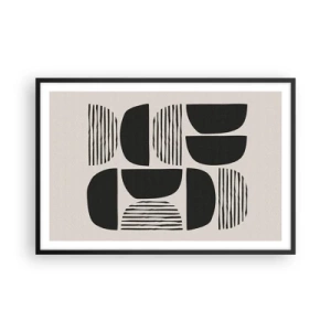 Poszter fehér keretben - Félszívű megállapodások - 91x61 cm