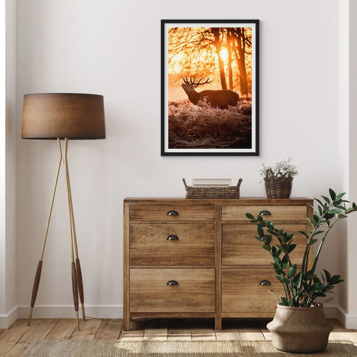 Poszter fehér keretben - Vadász álma - 70x100 cm