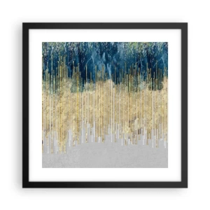 Poszter fehér keretben - Aranyozott határ - 40x40 cm