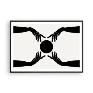 Poszter fehér keretben - Egy titkos jel - 100x70 cm