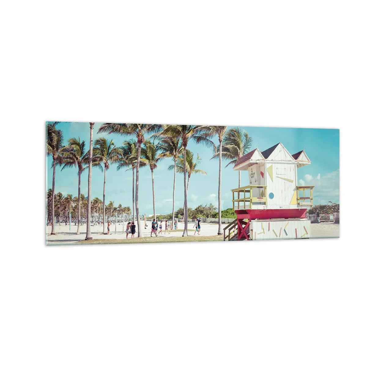 Üveg kép - Gyönyörű nap vár rád - 140x50 cm