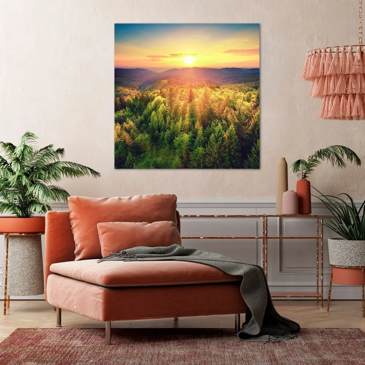 Vászonkép - Hegytetők és csúcsok - 40x40 cm