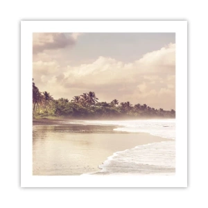 Poszter - A hullámok simogatása - 50x50 cm