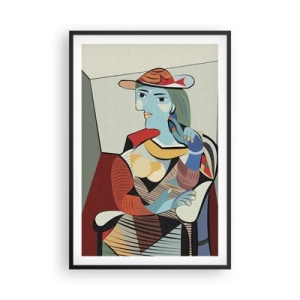 Poszter fehér keretben - Picasso szemével - 61x91 cm
