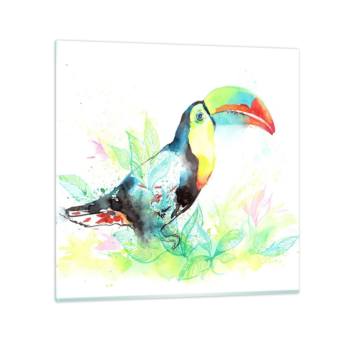 Üveg kép - Színes mint Dél-Amerika - 30x30 cm