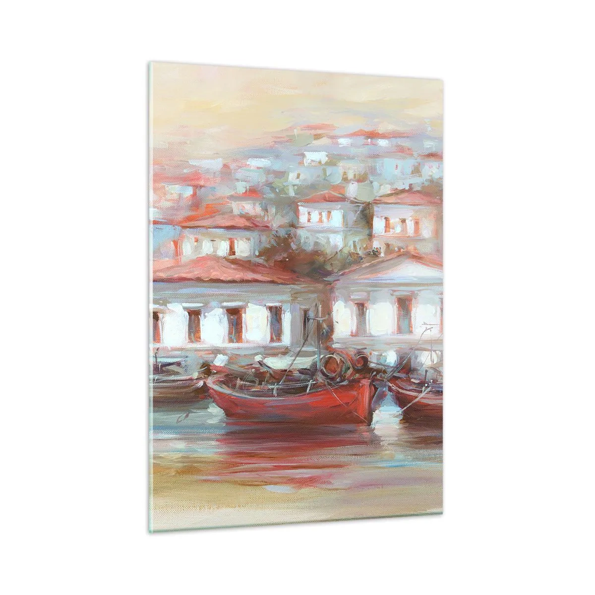 Üveg kép - Boldog kisváros - 50x70 cm