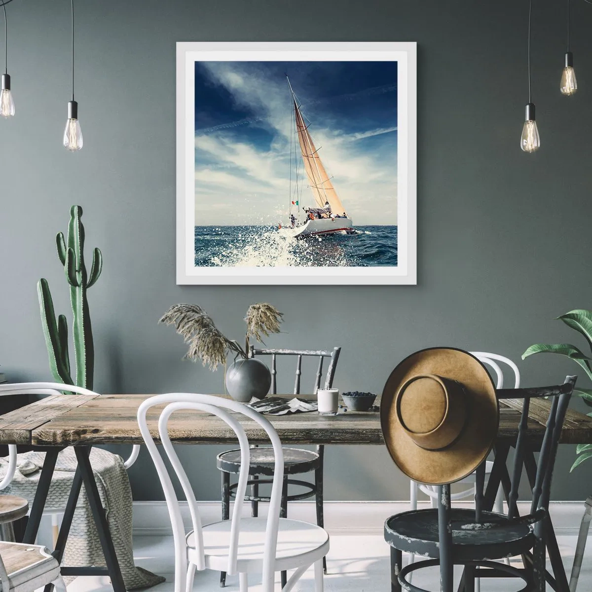 Poszter fekete keretben - Nem érnek utol! - 30x30 cm