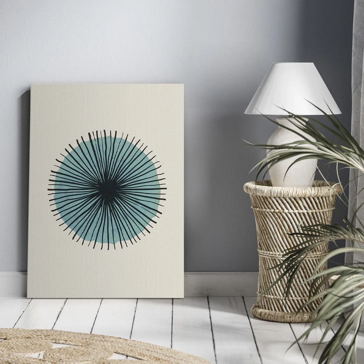 Vászonkép - Ragyogóan a kékben - 80x120 cm