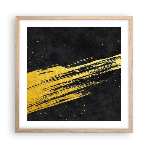 Poszter világos tölgy keretben - Ugrás a hipertérbe - 50x50 cm