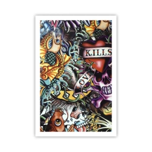 Poszter - A tetováló művész álma - 61x91 cm