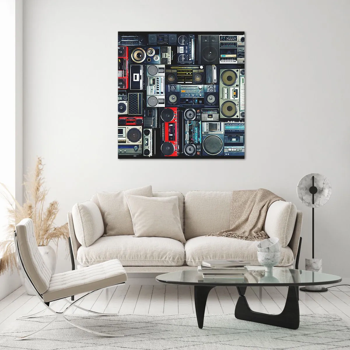 Üveg kép - A 80-as évek nosztalgiája - 60x60 cm