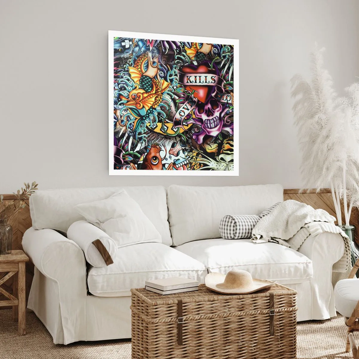 Poszter - A tetováló művész álma - 40x40 cm