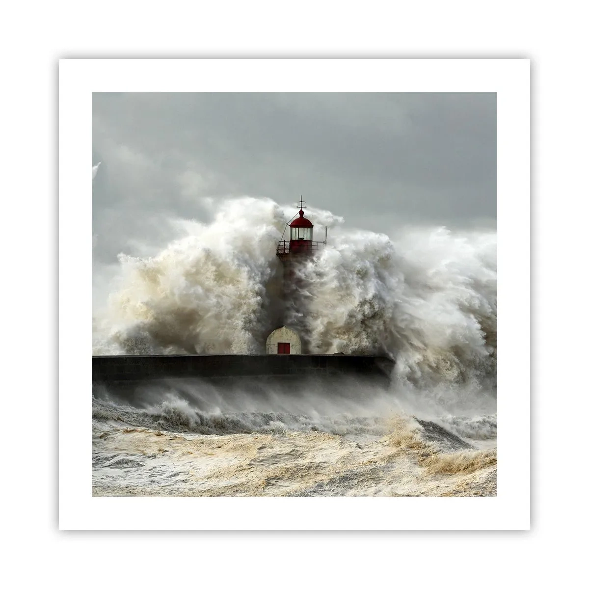 Poszter - Az óceán haragja - 50x50 cm