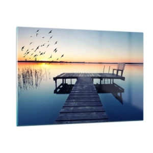 Üveg kép - Jó nap volt - 120x80 cm