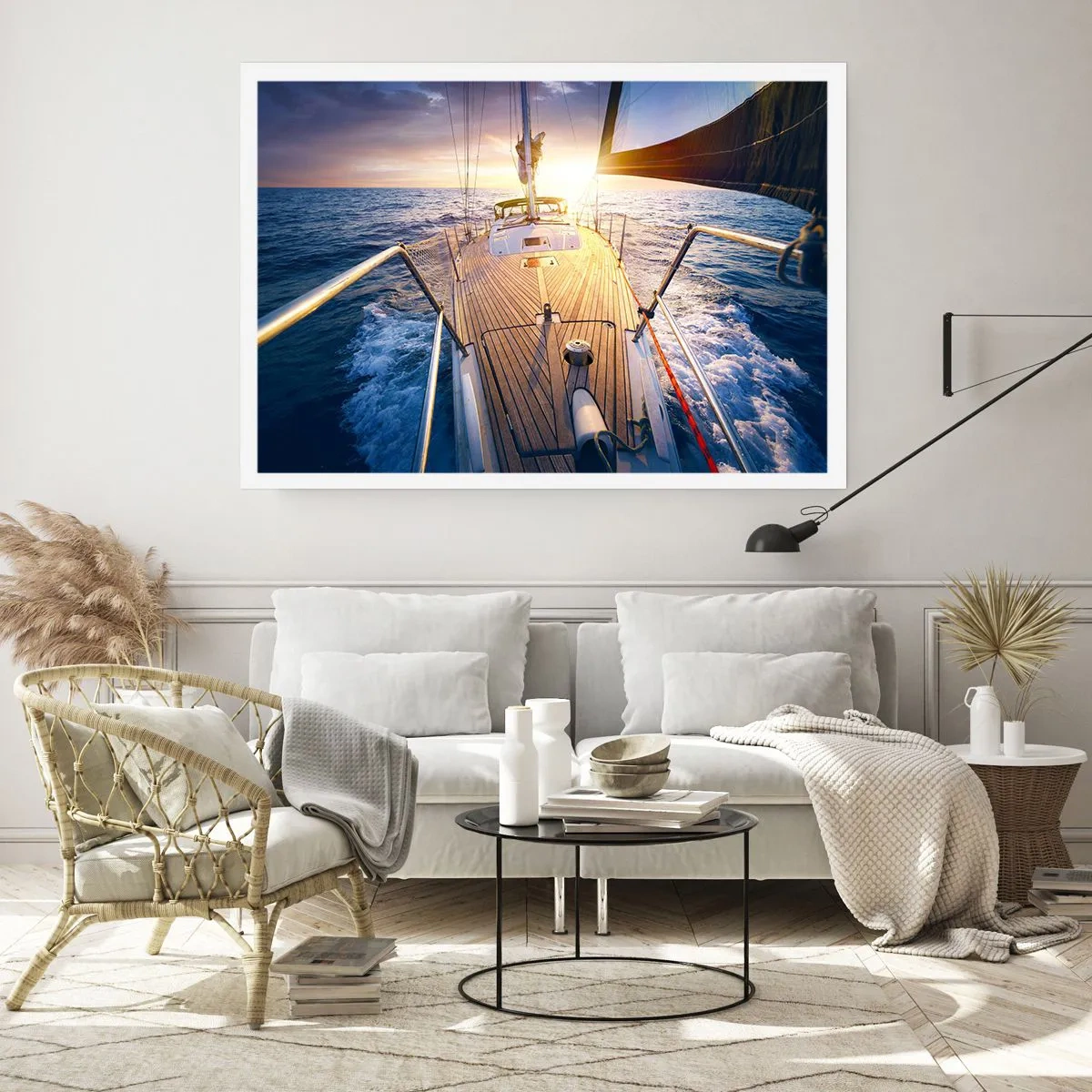Poszter - Futás a hullámokon - 70x50 cm