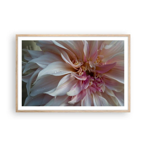 Poszter világos tölgy keretben - Virágzó frissesség - 91x61 cm