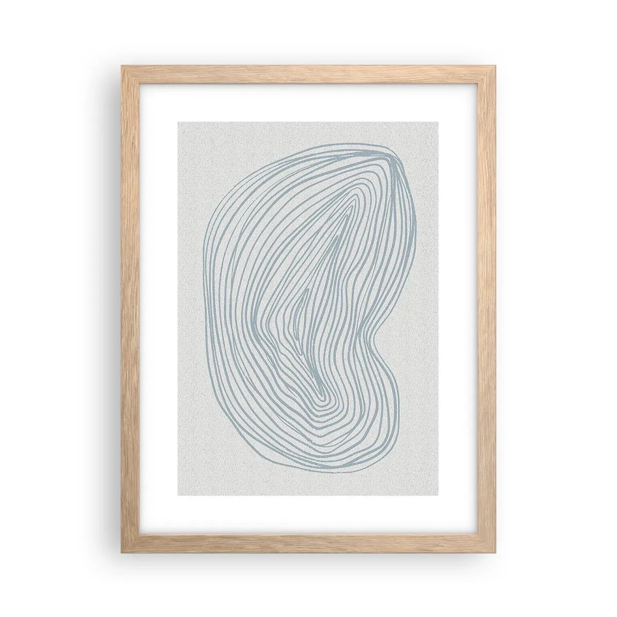 Poszter világos tölgy keretben - Egy csepp mosolya - 30x40 cm