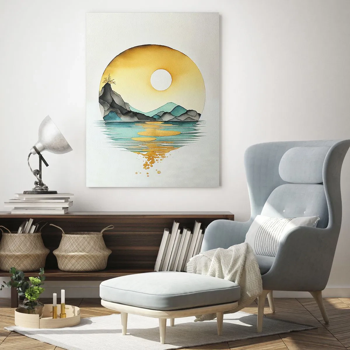 Üveg kép - A szépség körforgásában - 80x120 cm