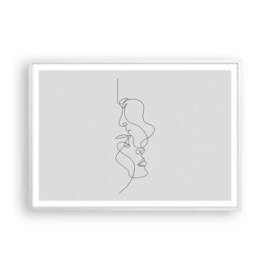 Poszter fekete keretben - Gyászos sóvárgás - 100x70 cm