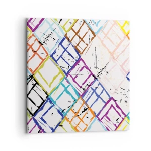 Vászonkép - Bérelhető cellák - 70x70 cm