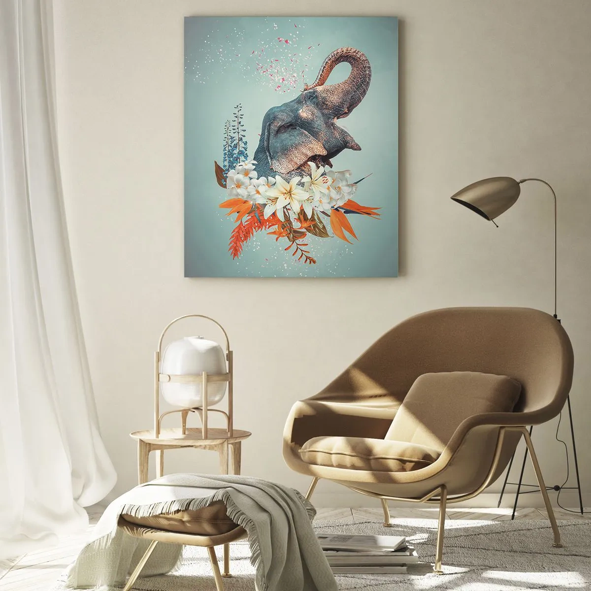 Üveg kép - Az öröm üvöltése - 50x70 cm