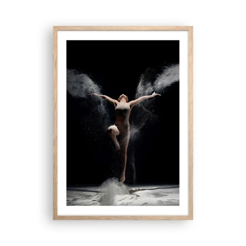 Poszter világos tölgy keretben - Elfek léteznek - 50x70 cm