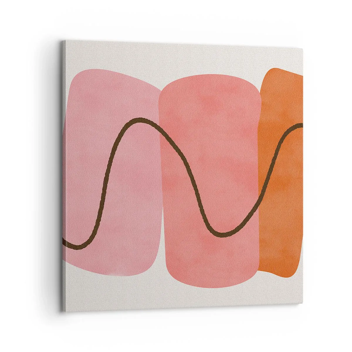 Vászonkép - Formák szelíd mozgása - 60x60 cm