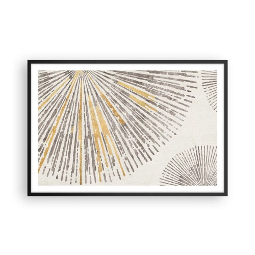 Poszter fehér keretben - A sugár szépsége - 91x61 cm