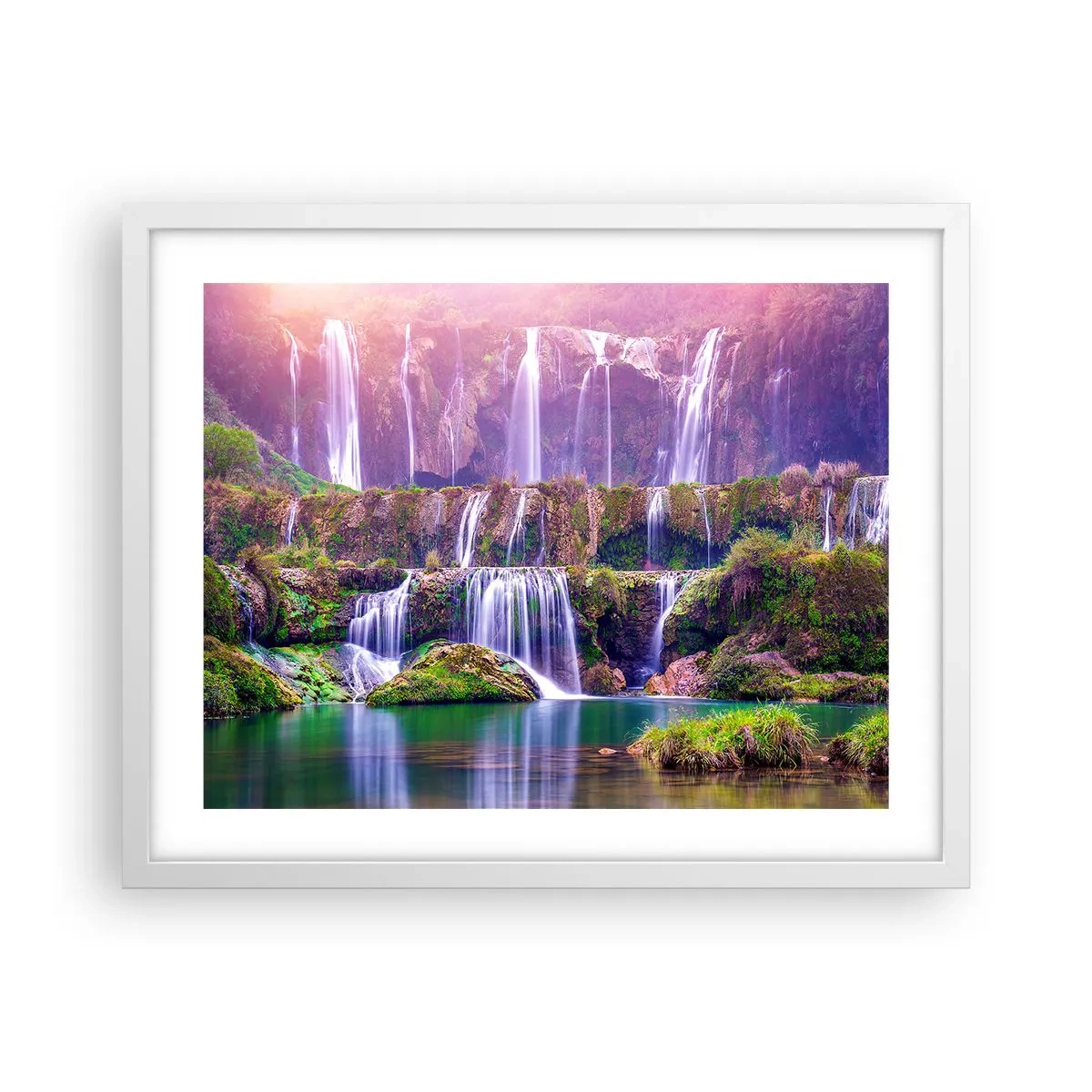 Poszter fekete keretben - Lépcső a menybe - 50x40 cm