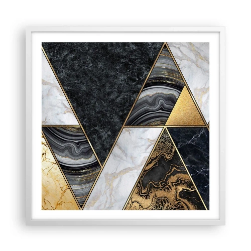 Poszter fekete keretben - Kőről kőre - 60x60 cm