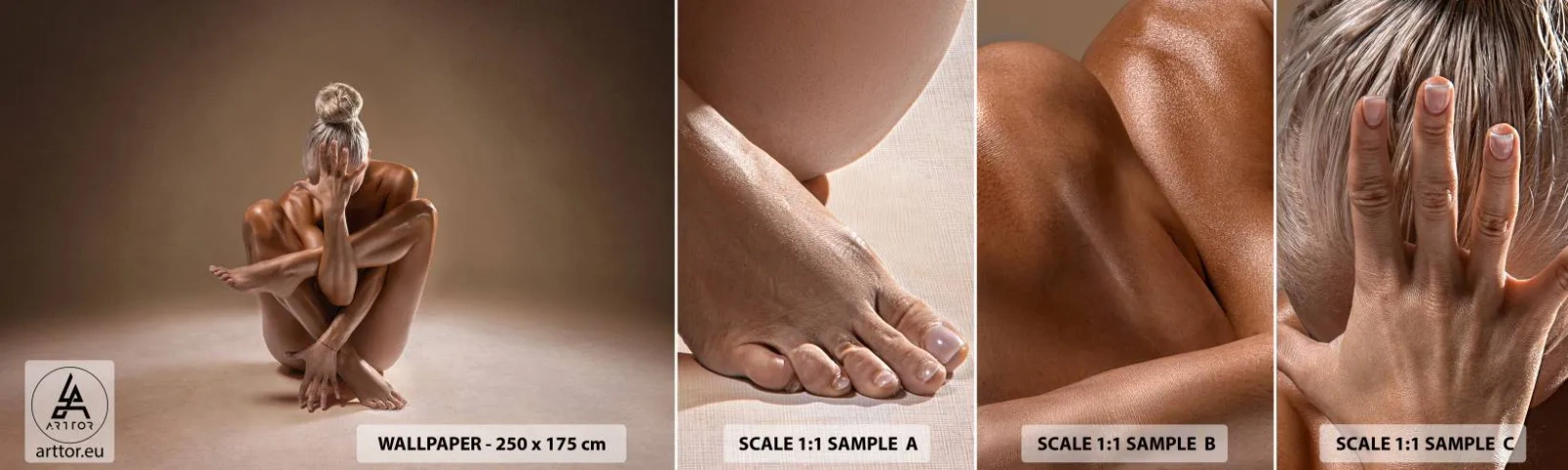 Fotótapéta Minta Standard Eco - A test és a lélek egysége - Test, Nő, Modell - 100x30 cm