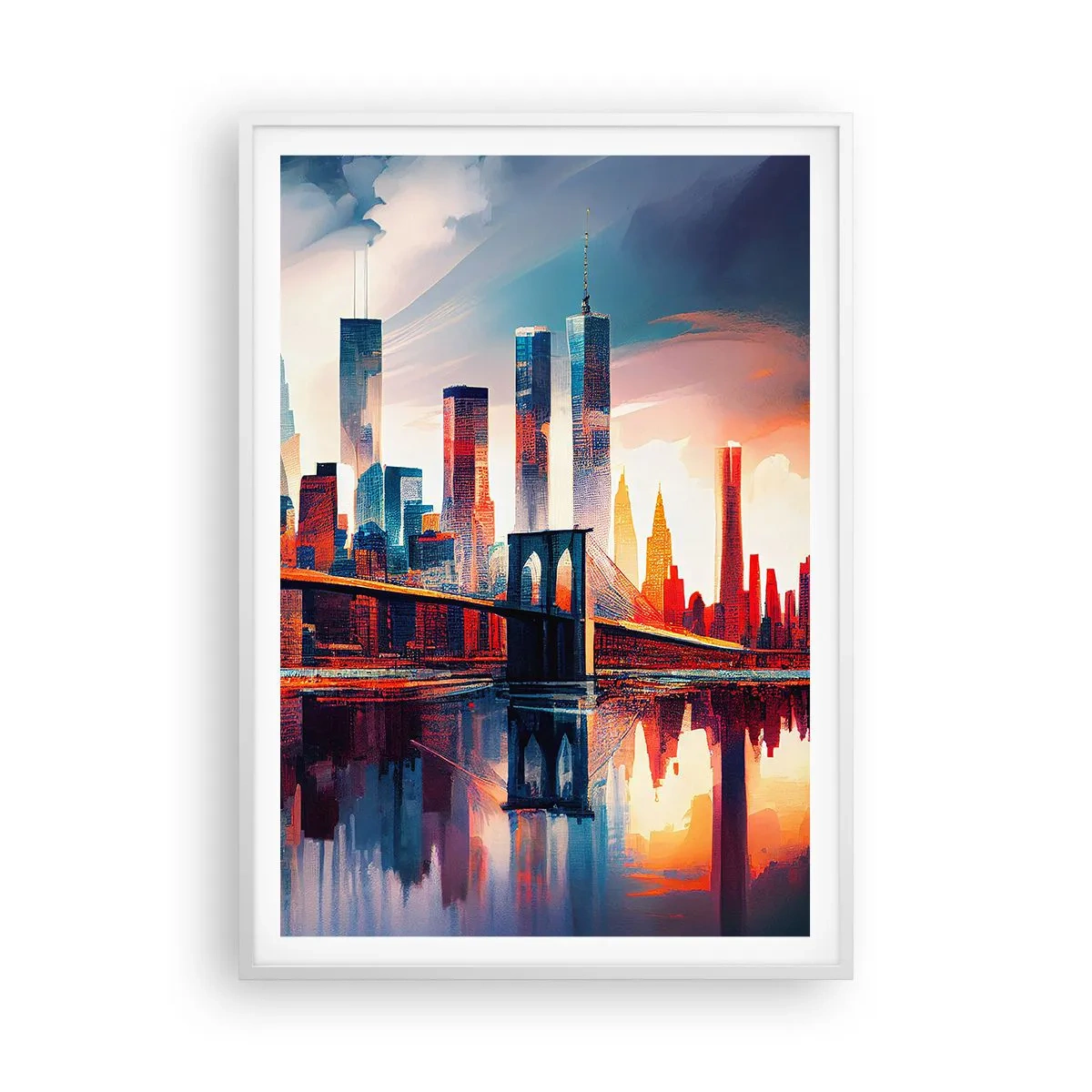 Poszter fekete keretben - Fenomenális New York - 70x100 cm