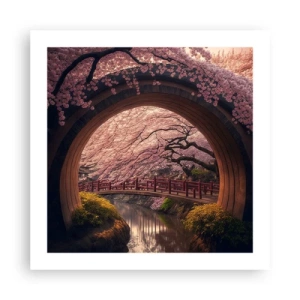 Poszter - Japán tavasz - 50x50 cm