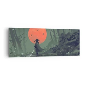 Vászonkép - Vörös hold harcosa - 140x50 cm