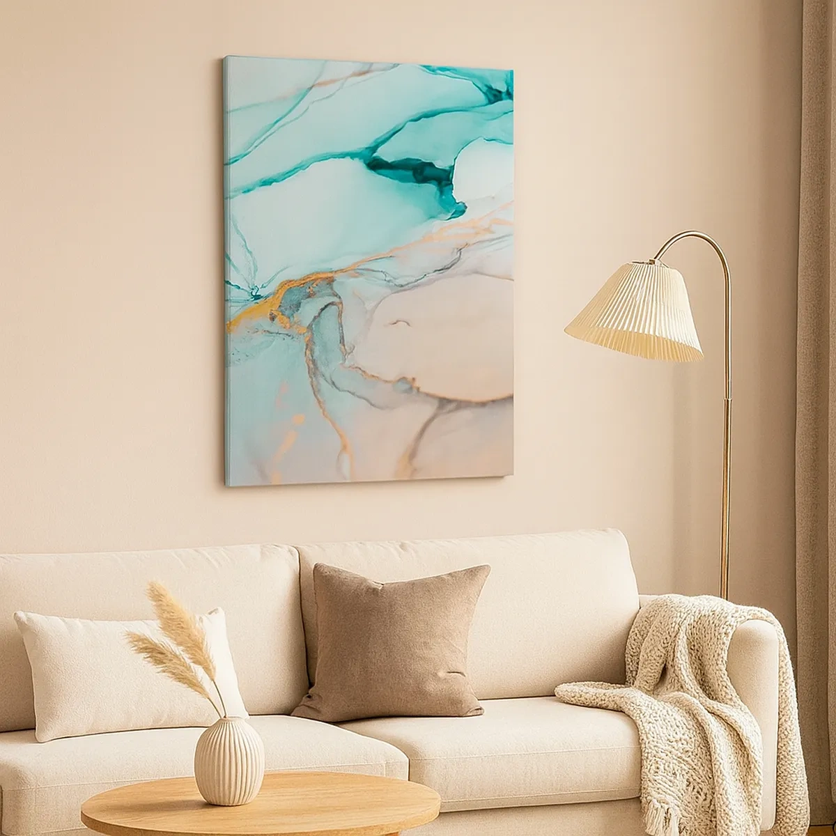 Vászonkép - Formák és színek tánca - 50x70 cm