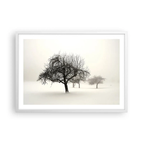 Poszter fekete keretben - Téli álom - 70x50 cm