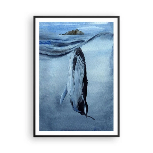 Poszter fehér keretben - Észak két világa - 70x100 cm