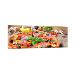 Üveg kép - Igazi olasz ízzel - 90x30 cm