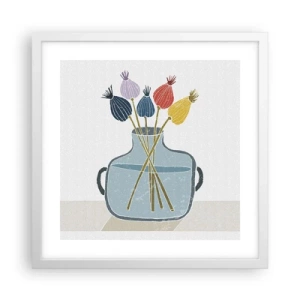 Poszter fekete keretben - Mint egy mákszem - 40x40 cm