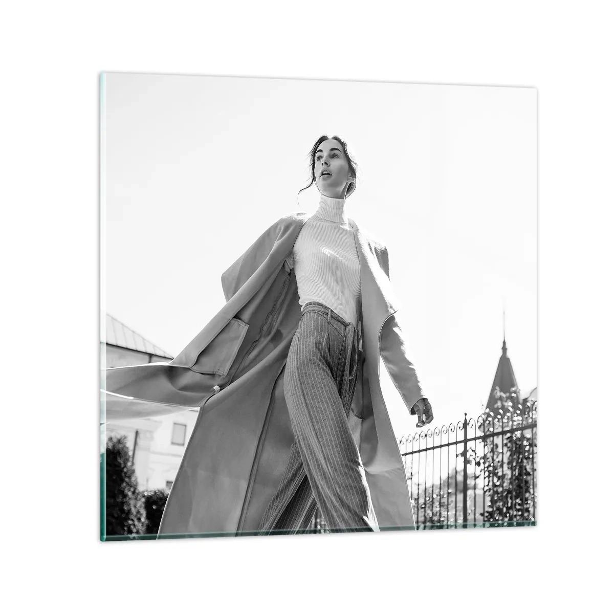 Üveg kép - Velem jössz? - 30x30 cm